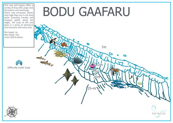 Dive Butler Fari Islands Dive Site Maps_Bodu Gaafaru