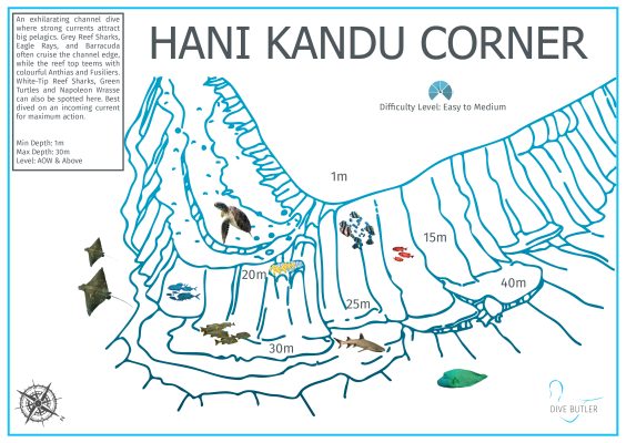 Dive Butler Fari Islands Dive Site Maps_Hani Kandu Corner