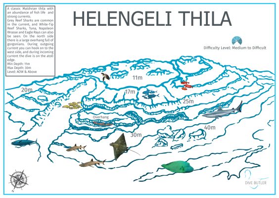 Dive Butler Fari Islands Dive Site Maps_Helengeli Thila