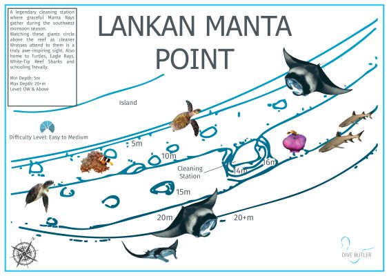 Dive Butler Fari Islands Dive Site Maps_Lankan Manta Point