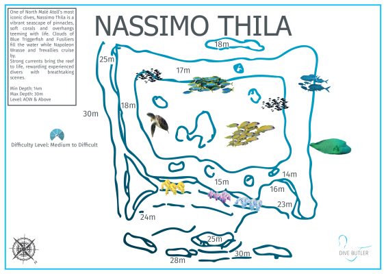 Dive Butler Fari Islands Dive Site Maps_Nassimo Thila