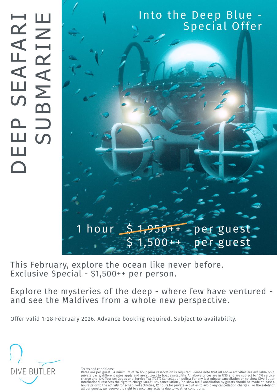 Deep SeaFari Submarine experience at Patina Maldives