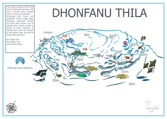 Dive Butler Amilla Dive Site Maps_Dhonfanu Thila