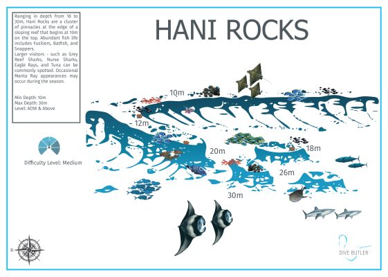 Dive Butler Amilla Dive Site Maps_Hani Rocks