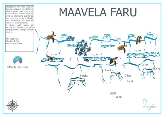 Dive Butler Amilla Dive Site Maps_Maavela Faru